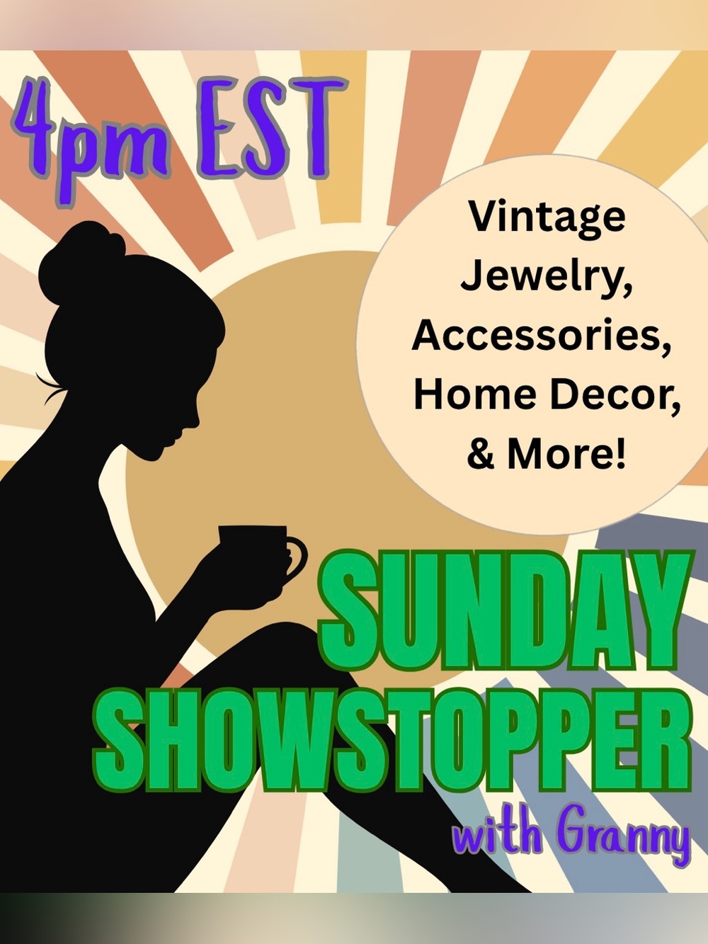Sunday Showstopper Live Show Listing